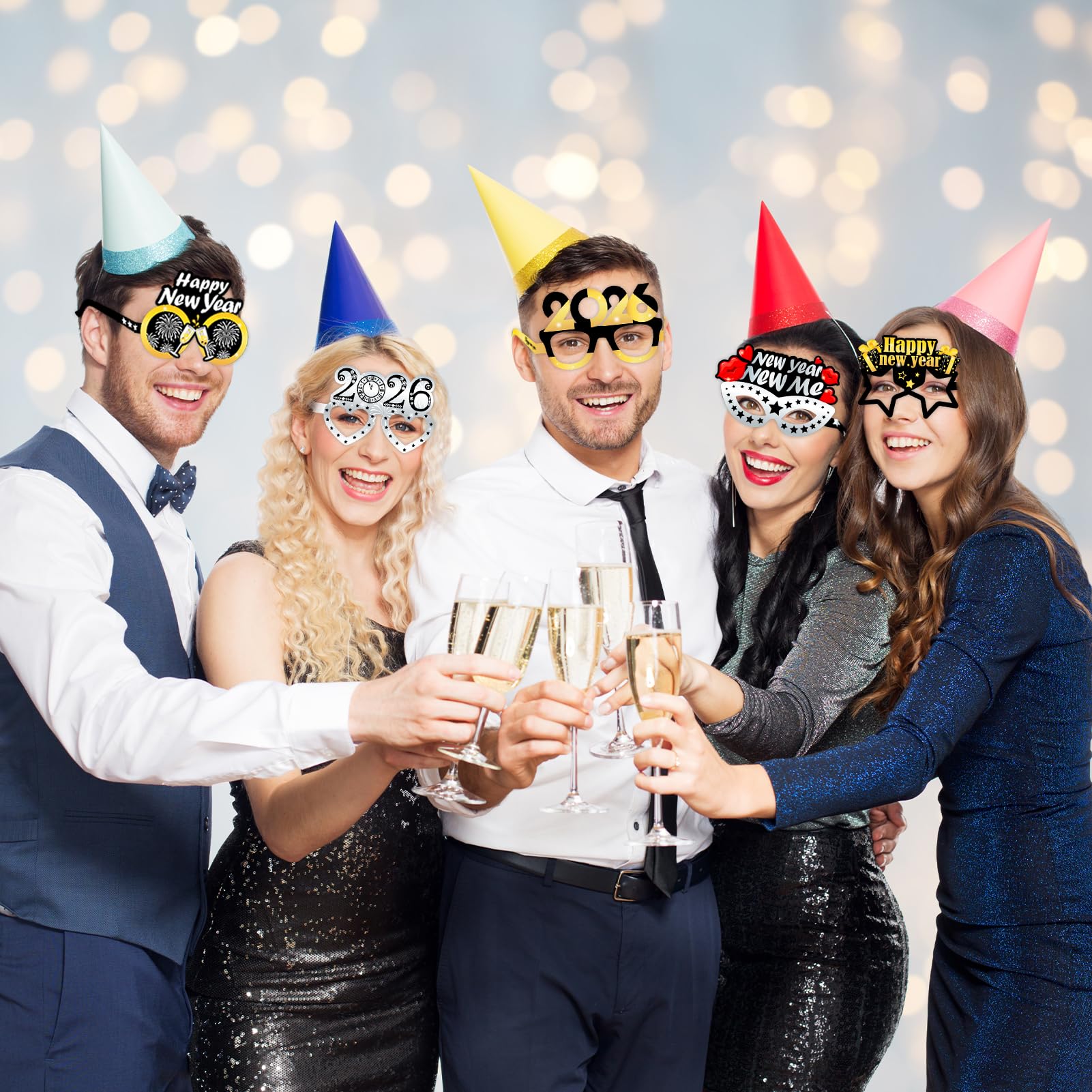 howaf-silvester-brille-2027-schwarz-gold-12-st-ck image 6