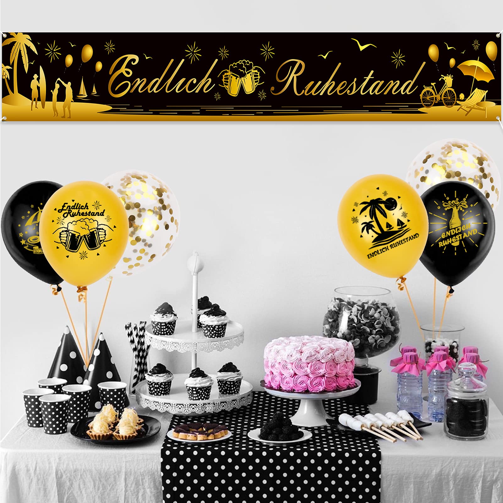 howaf-endlich-ruhestand-banner-schwarz-gold-270x36cm image 6
