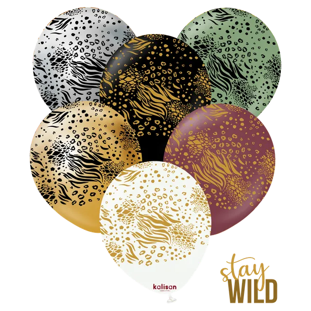 kalisan-safari-mutant-luftballons-12-zoll-25-st-ck-mix image 1