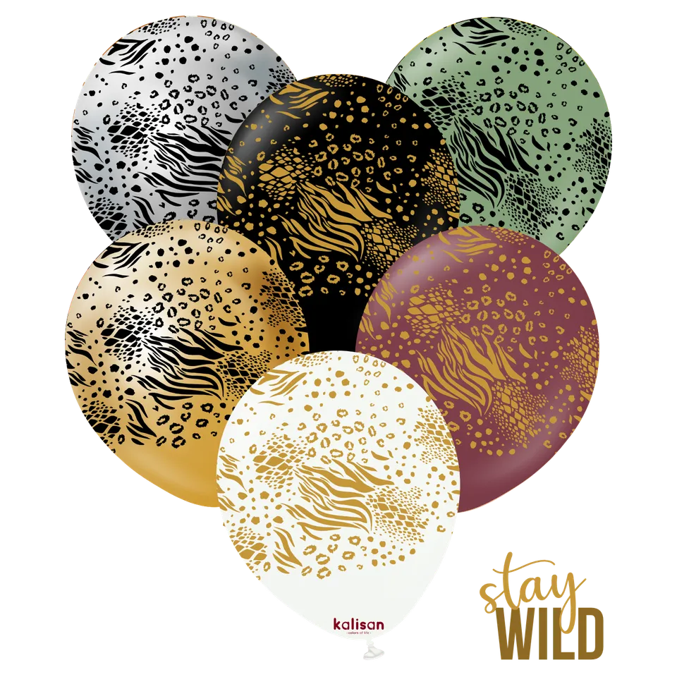kalisan-safari-mutant-luftballons-12-zoll-25-st-ck-mix image 1