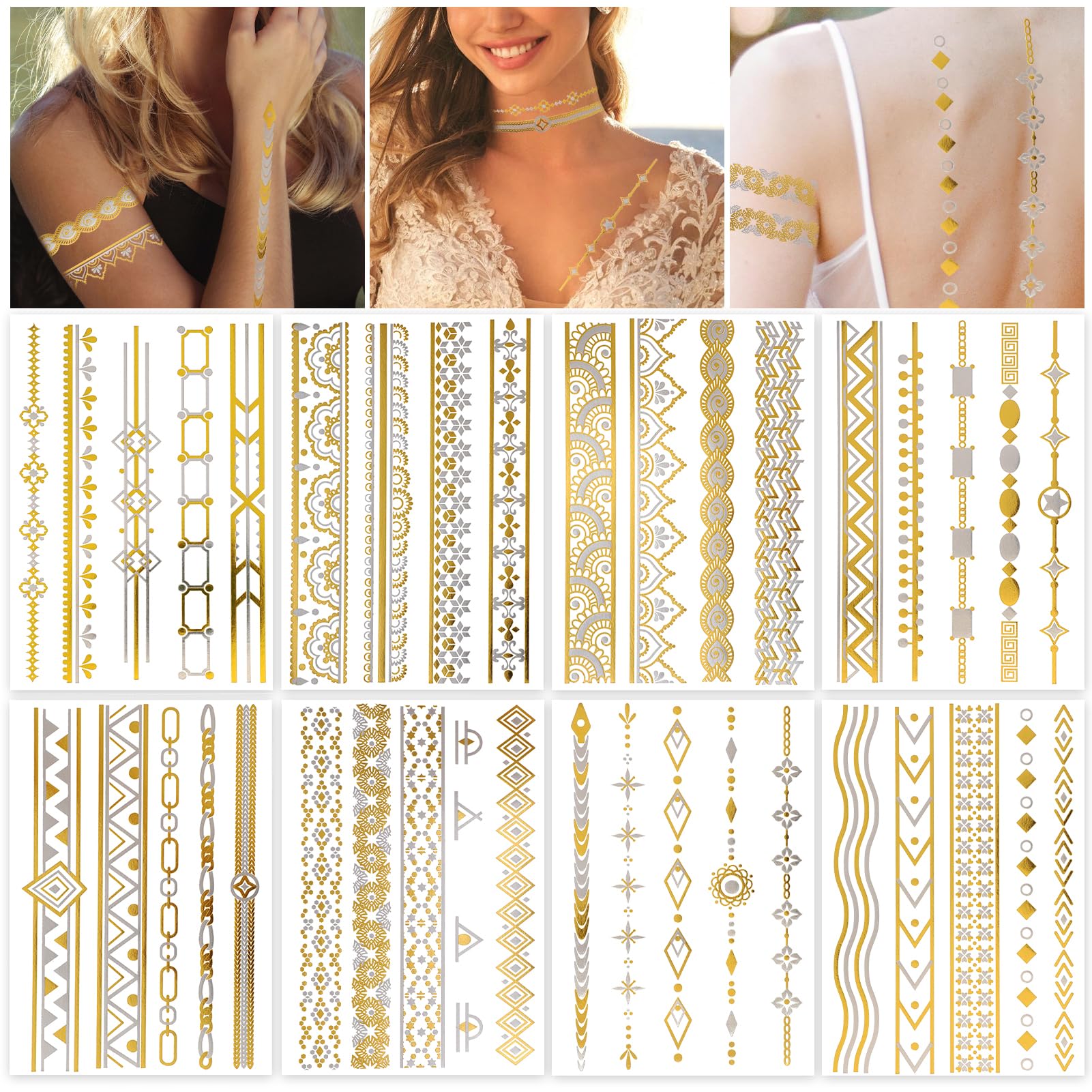 howaf-gold-tattoo-metallic-flash-tempor-r-8-bl-tter-glitzer image 1