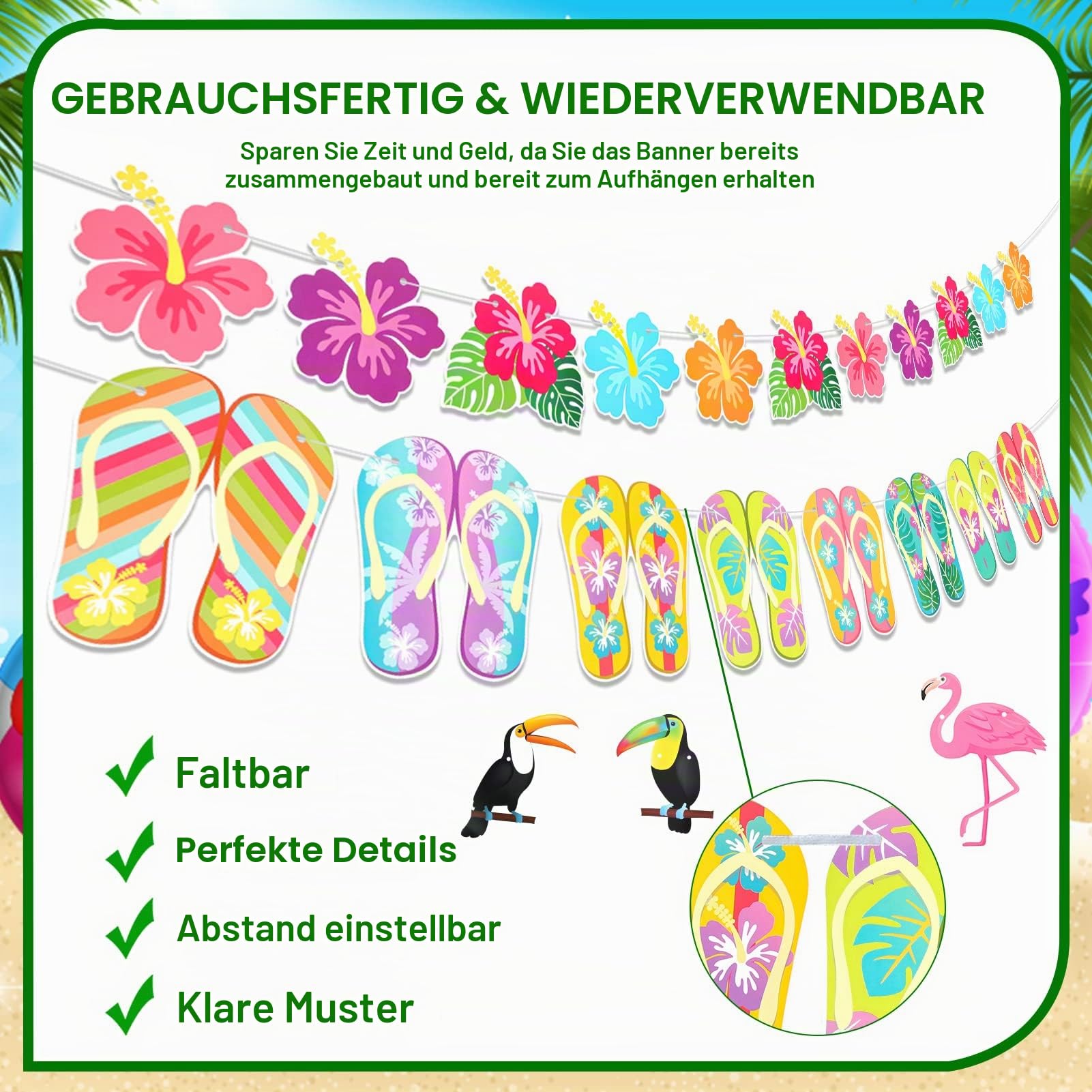 howaf-hawaii-banner-flamingo-hibiskus-4-stk-300-cm image 4