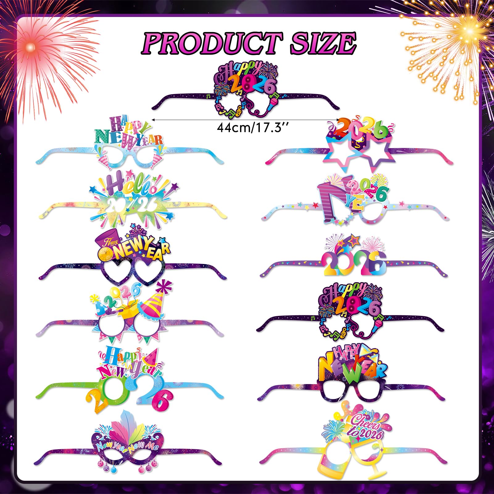 howaf-silvester-deko-2025-partyh-te-brille-haarreif-feuerwerk image 3