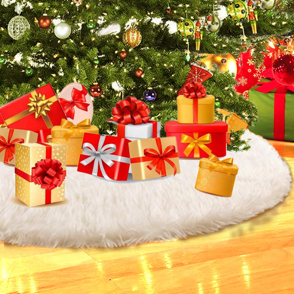 howaf-weihnachtsbaumrock-wei-78-cm-schneeflocke-pl-sch-rund image 7