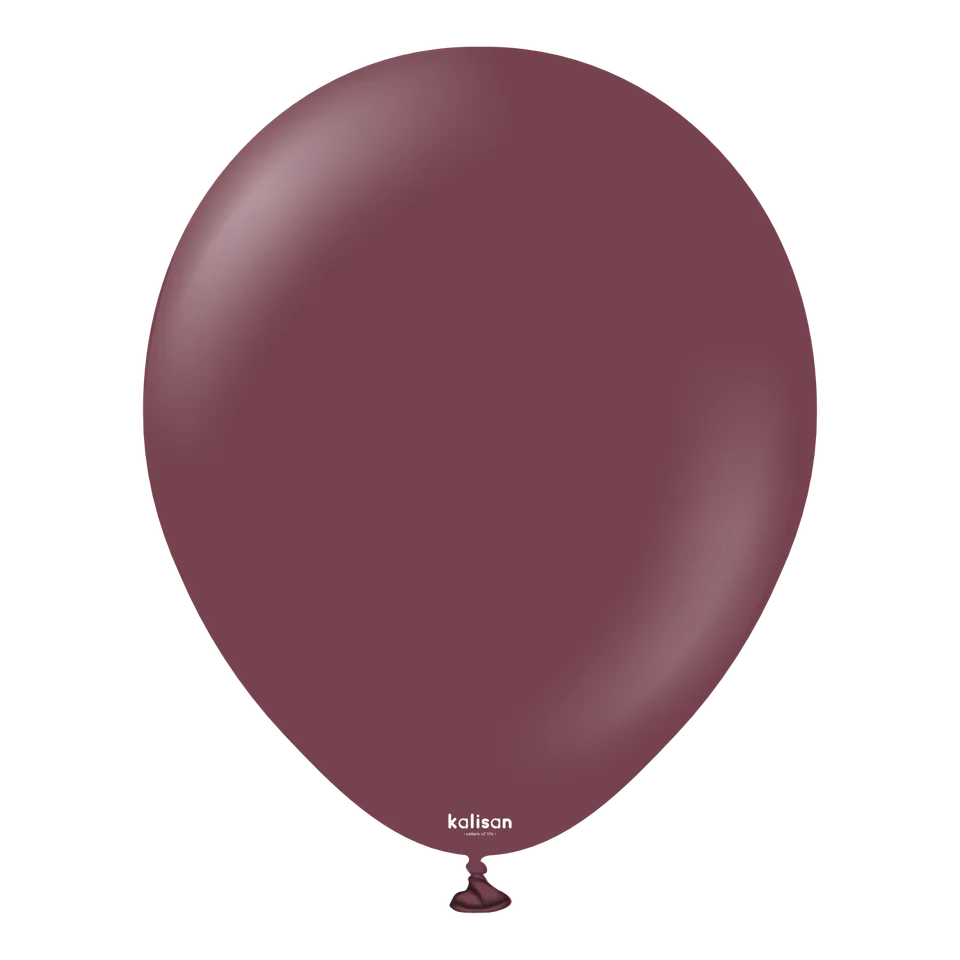 kalisan-standard-colors-burgundy-luftballons-12-zoll-25-st-ck-bordeaux image 1