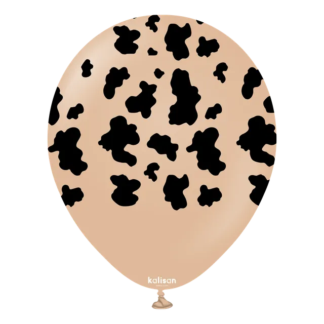 kalisan-safari-cow-desert-sand-luftballons-12-zoll-25-st image 1