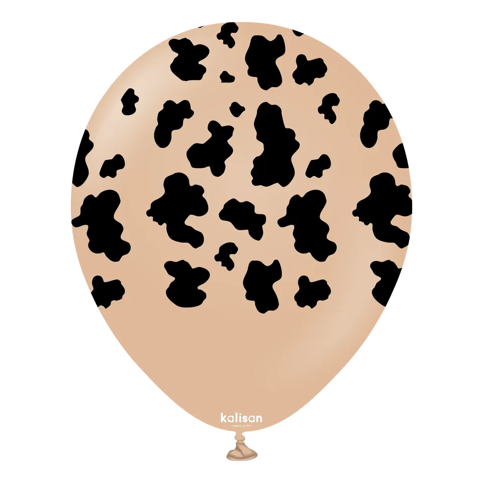 kalisan-safari-cow-desert-sand-luftballons-12-zoll-25-st image 1
