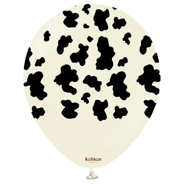 kalisan-safari-theme-cow-white-sand-luftballons-12-25-st-ck-kuh image 1