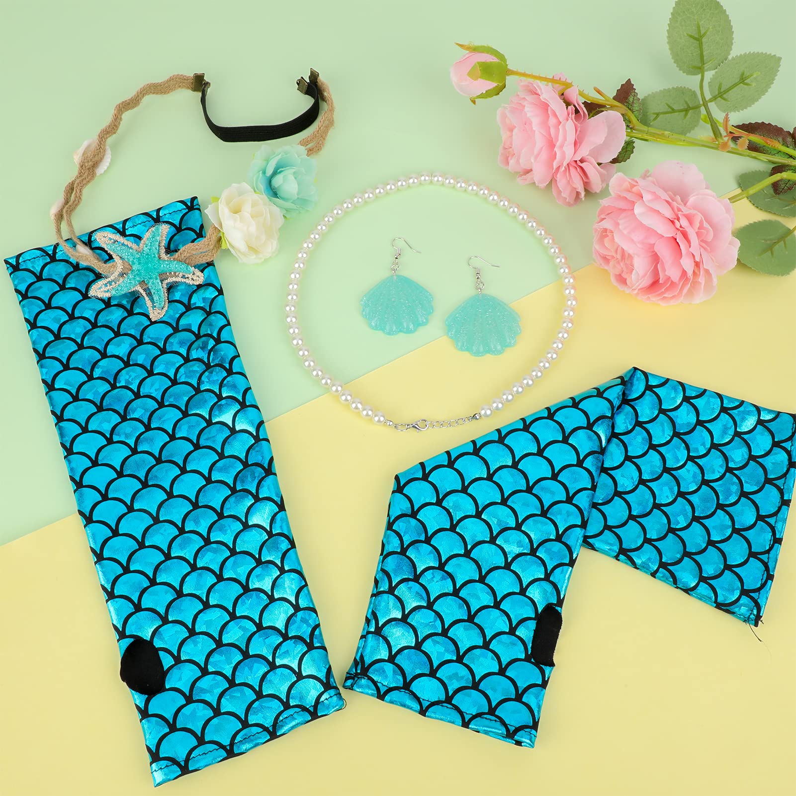 howaf-meerjungfrau-kost-m-accessoires-set-4-teilig-damen image 7