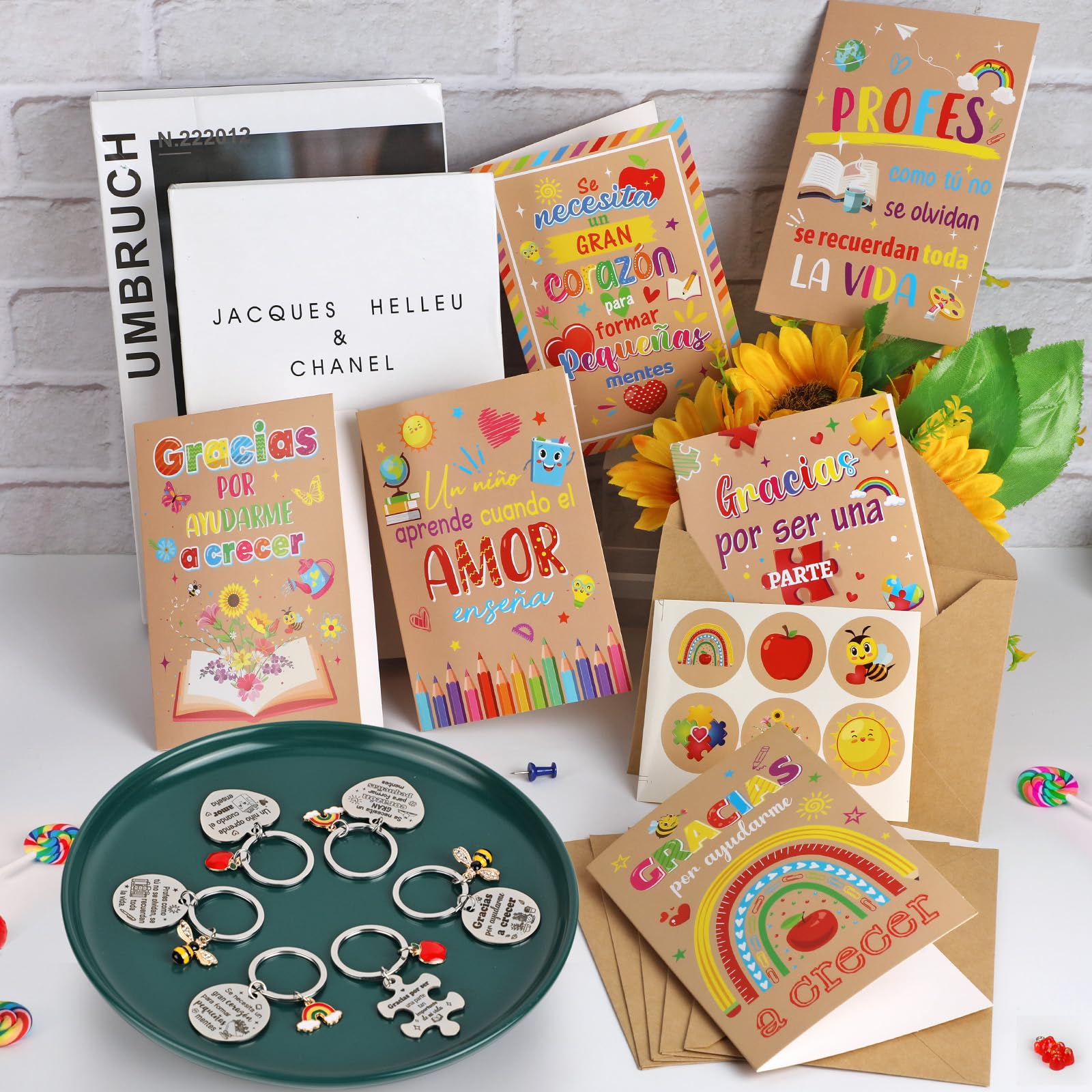howaf-gift-bags-lehrerin-geschenkset-karte-schl-sselanh-nger-a image 5