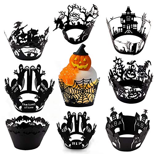 howaf-halloween-cupcake-wrapper-schwarz-36tlg-9-stile-deko image 7