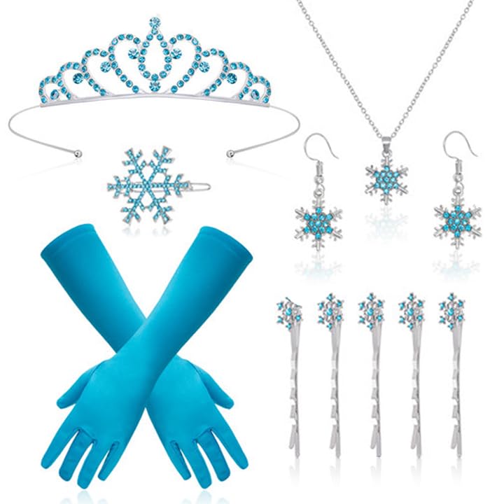howaf-elsa-kost-m-damen-prinzessin-krone-handschuhe-schmuck-set image 5