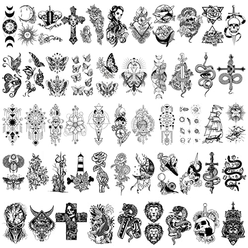 howaf-temporary-tattoos-52-blatt-schmetterling-tattoo-aufkleber image 8