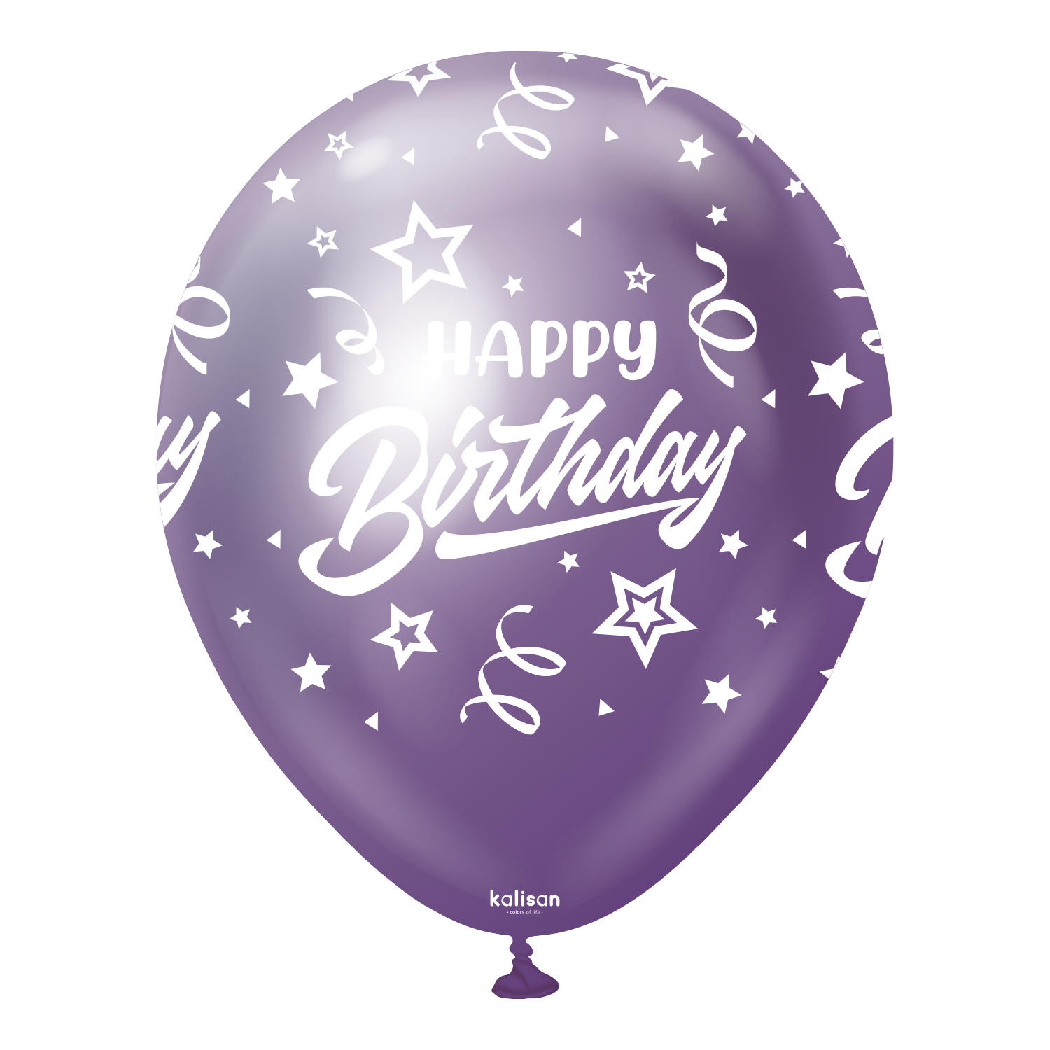 kalisan-birthday-happy-birthday-chrome-luftballon-25-stk-mirror image 5
