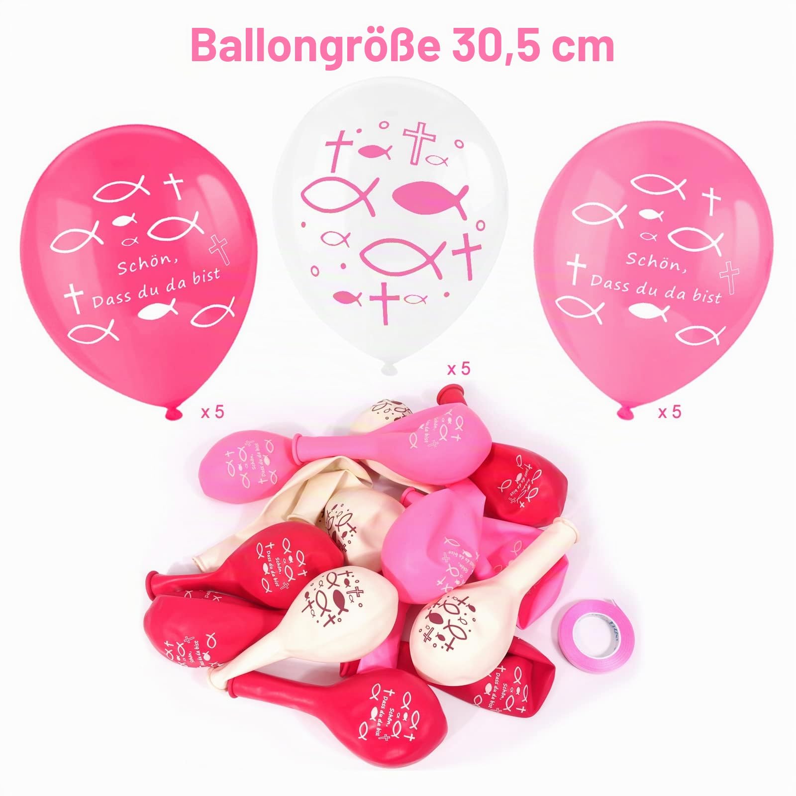 howaf-kommunion-deko-m-dchen-set-ballons-servietten-windlicht image 2