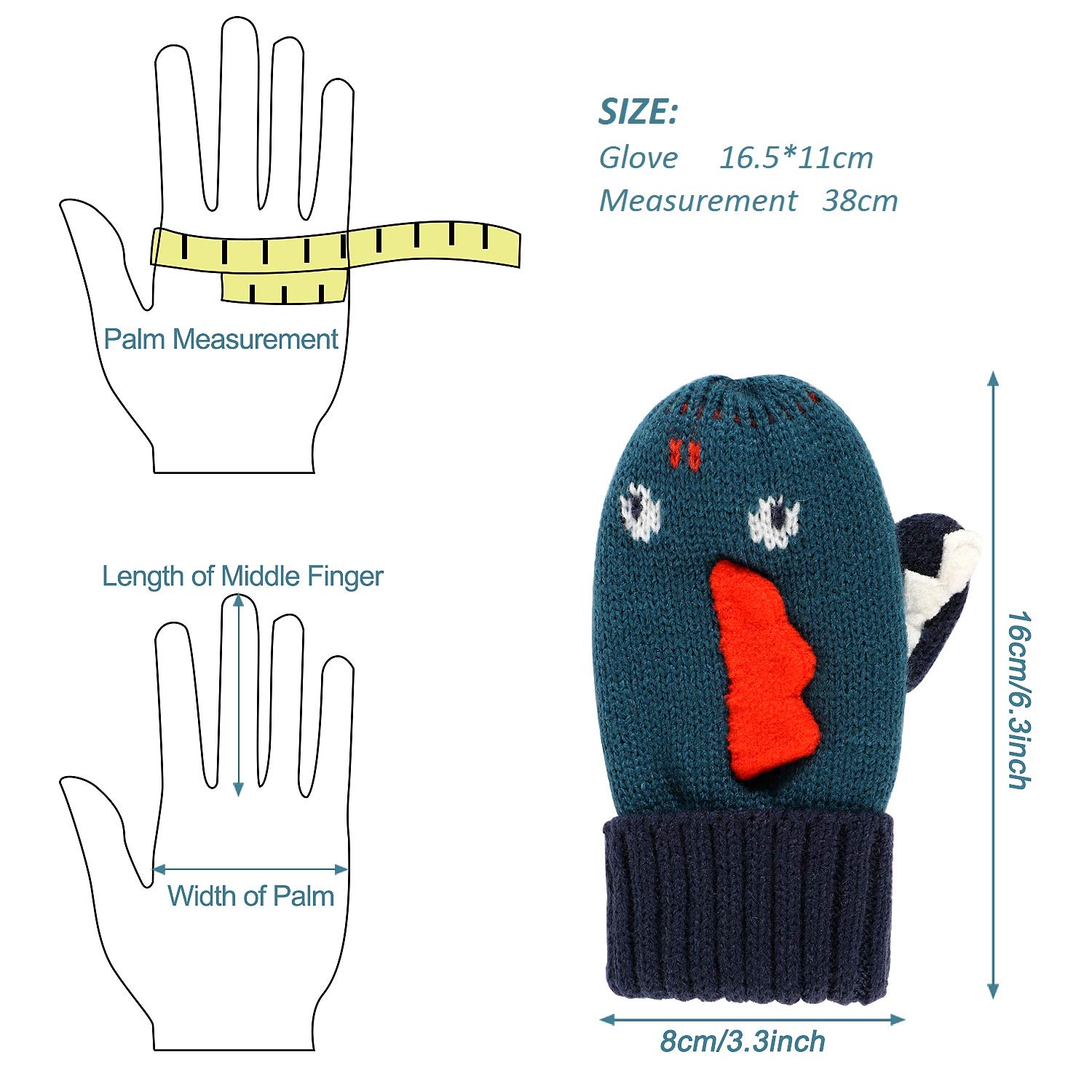 tacobear-winterm-tze-kinder-gr-ner-dinosaurier-handschuhe image 6