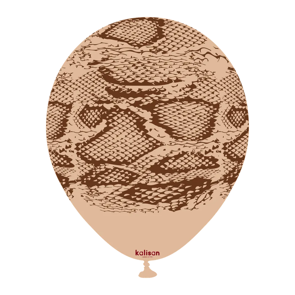 kalisan-safari-snake-desert-sand-luftballons-25-st-ck image 1