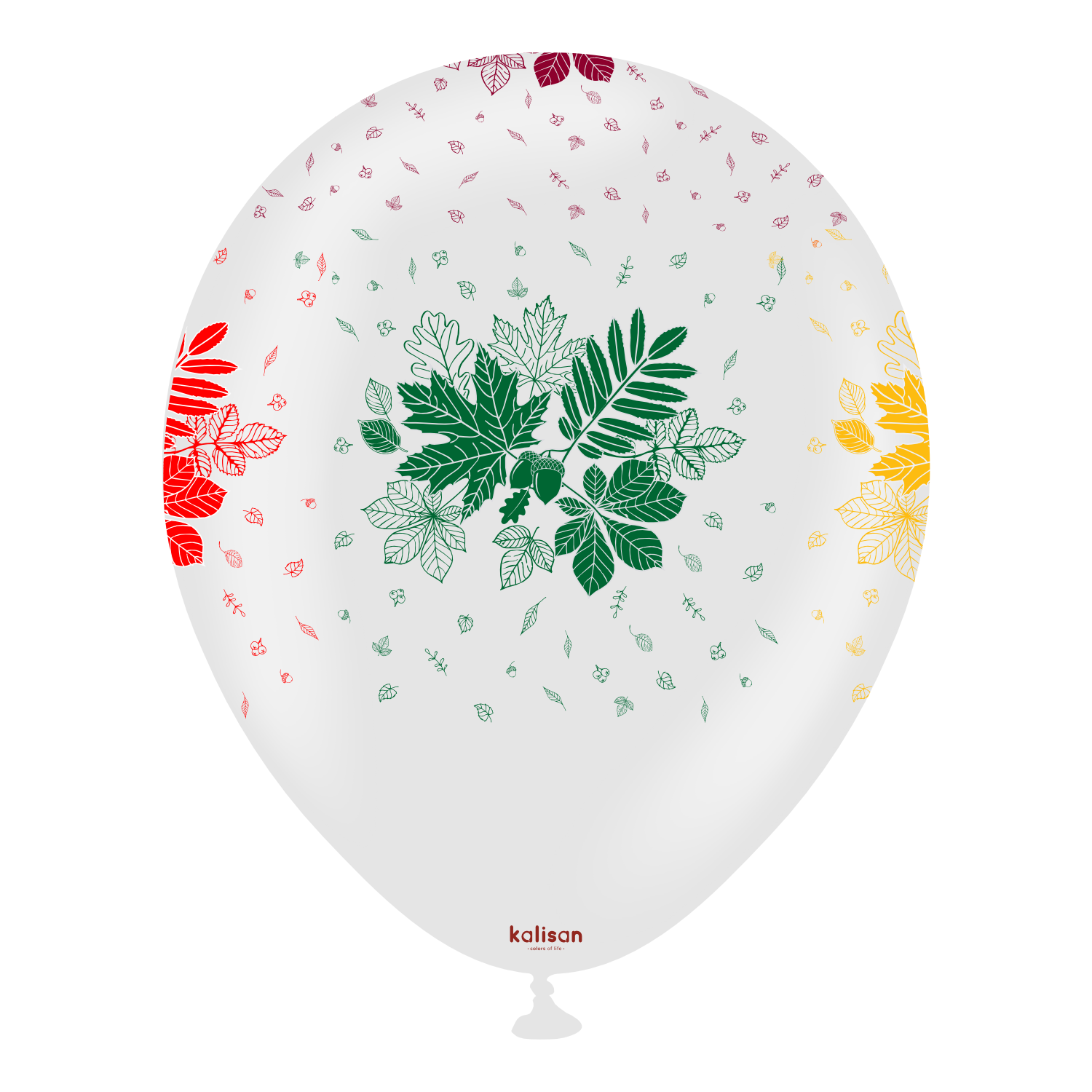 kalisan-fruits-plants-leaves-luftballons-transparent-25-st-ck image 2