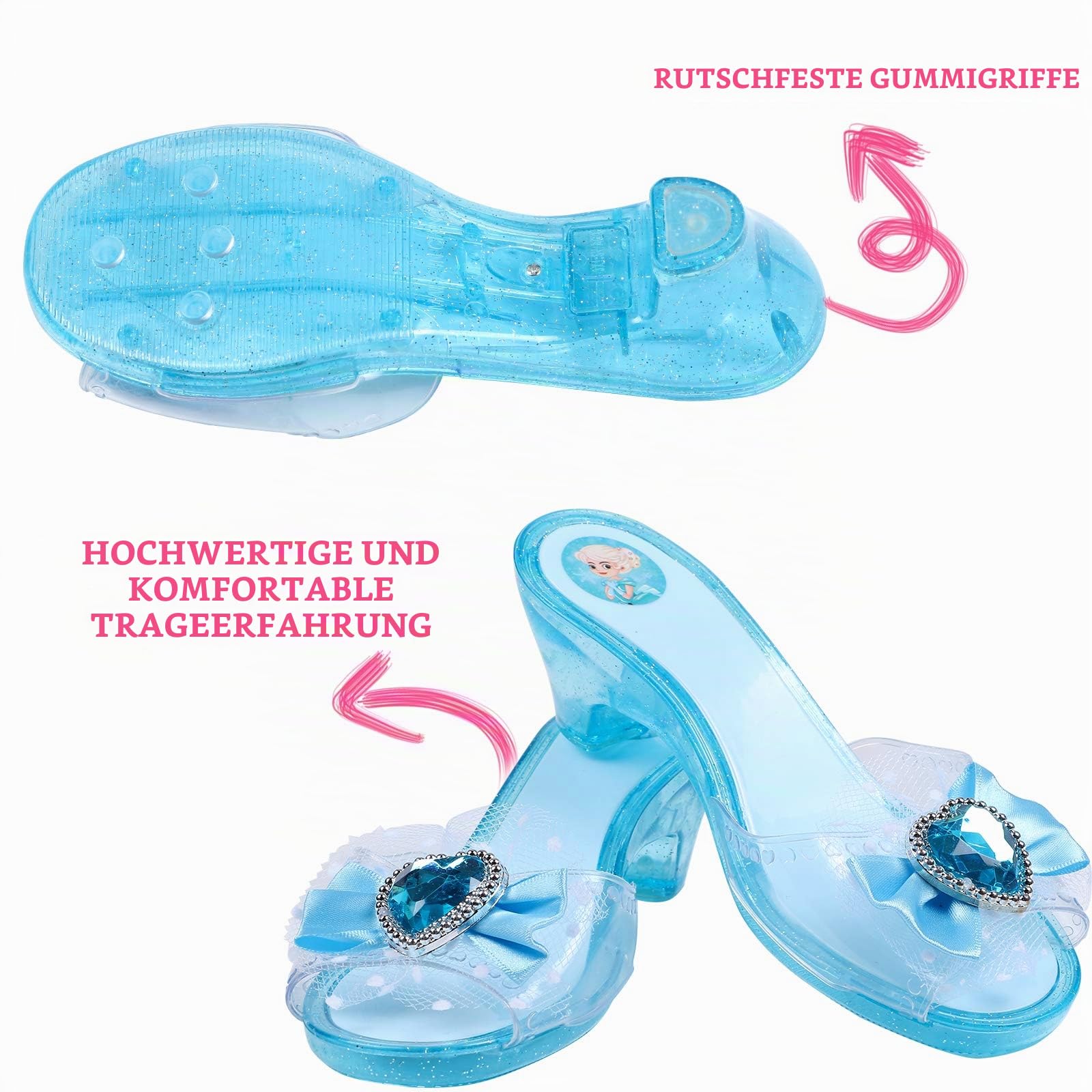 tacobear-prinzessin-kost-m-zubeh-r-set-schuhe-3-6-jahre image 3