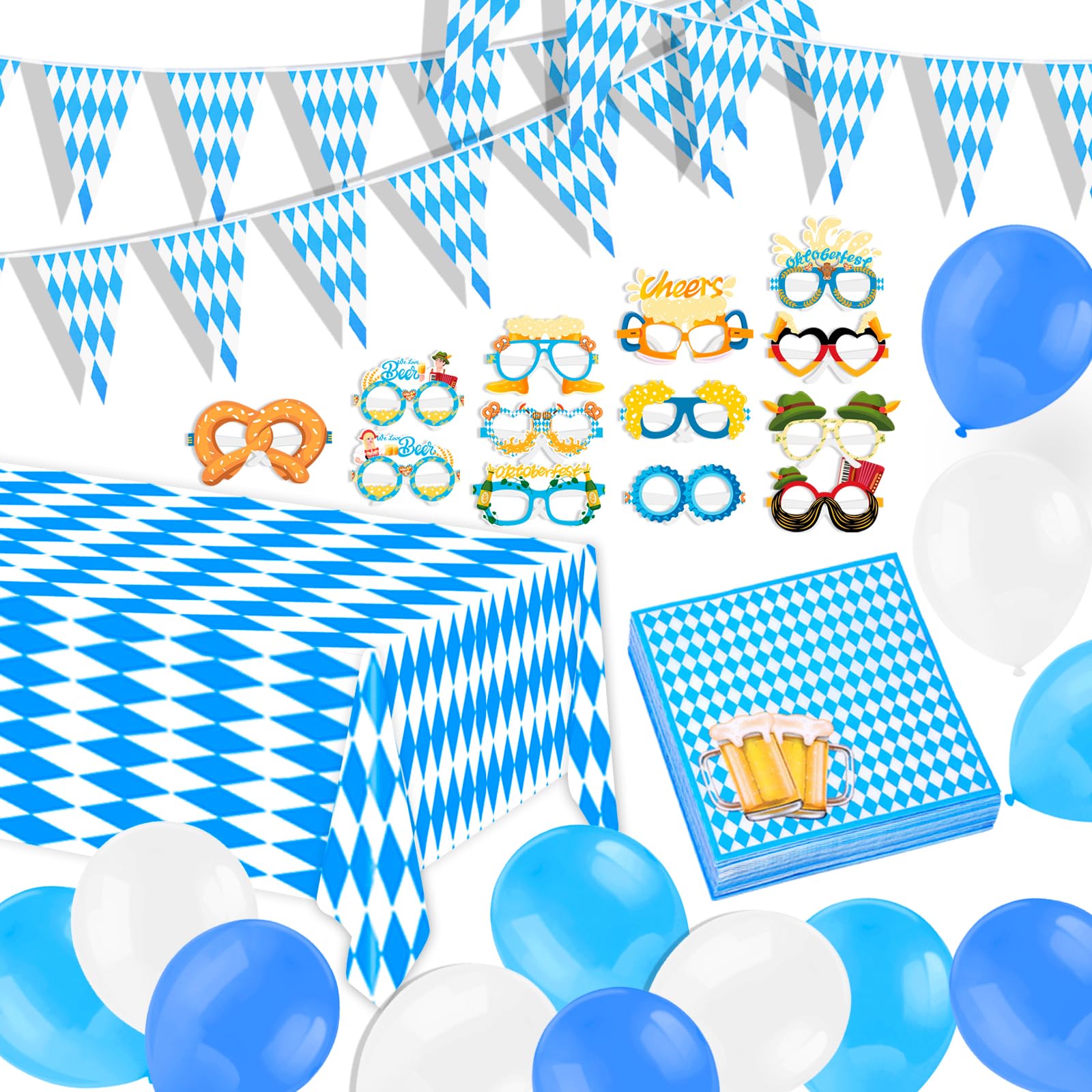 howaf-oktoberfest-deko-set-59-tlg-blau-wei-mit-girlande image 1