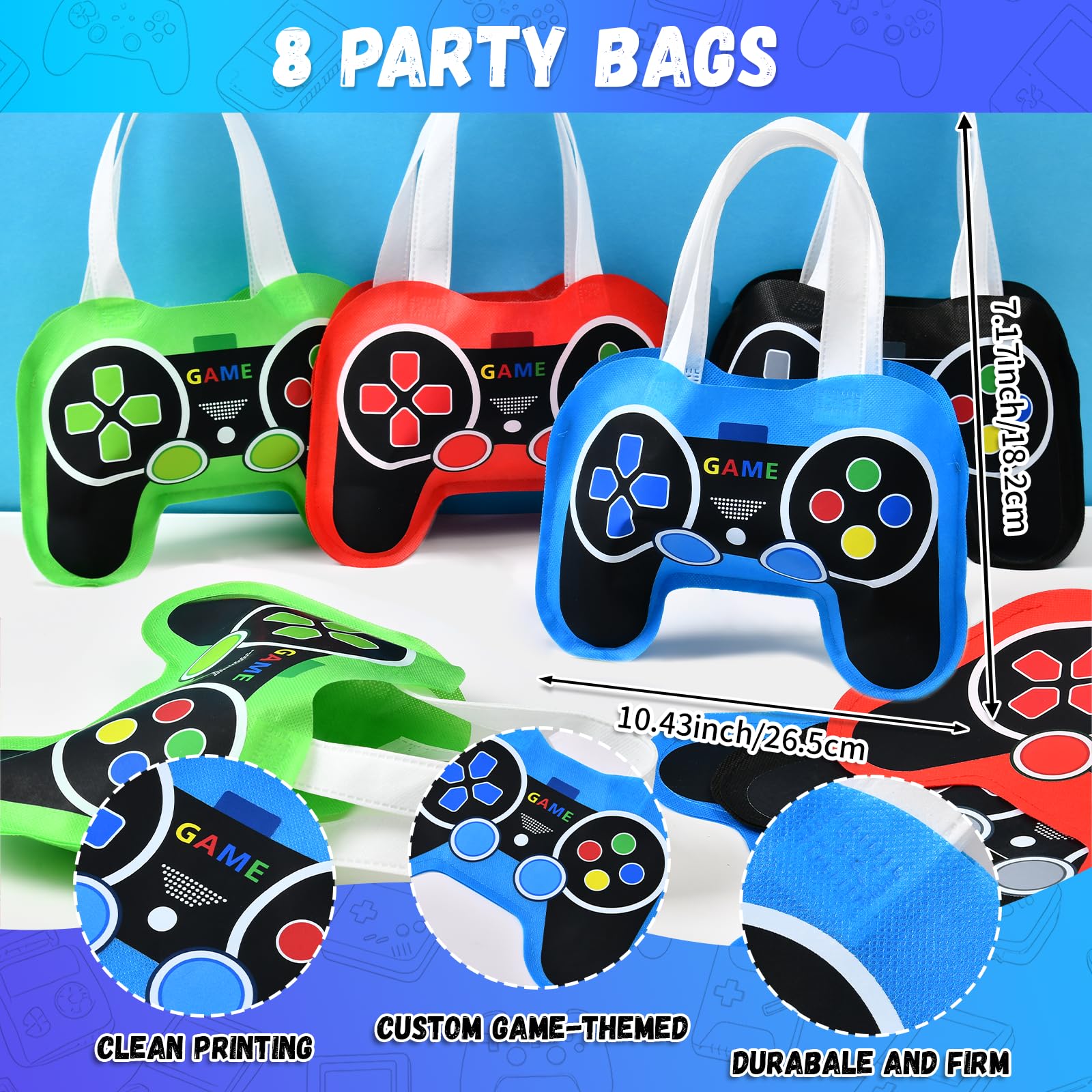 tacobear-videospiel-mitgebsel-40-teilig-gamer-party-8-kinder image 3