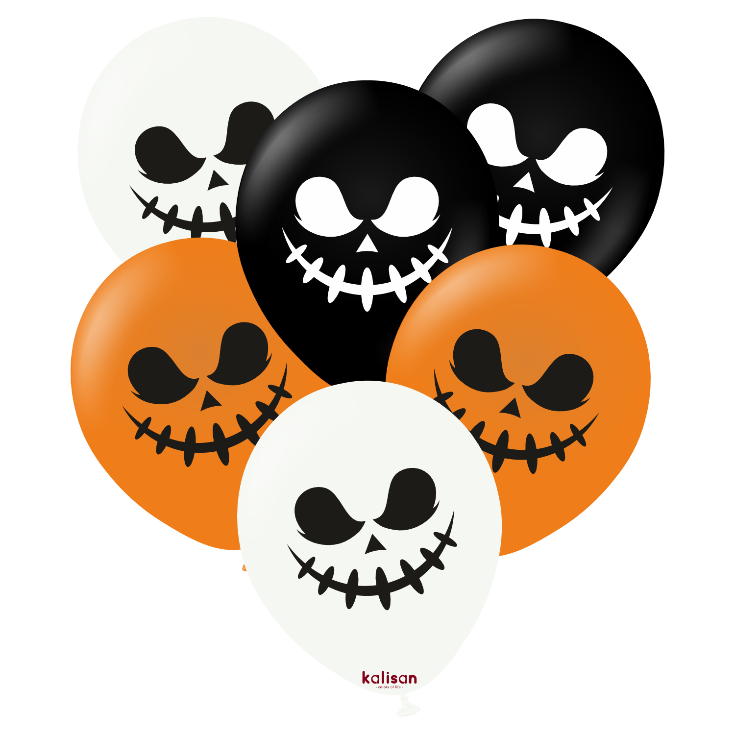 kalisan-halloween-face-2-luftballon-12-25-st-ck-wei-orange image 1