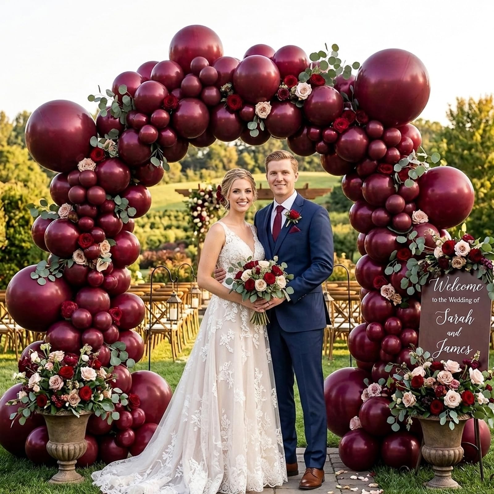 qifu-ballon-girlande-weinrot-100-teilig-ballonbogen-bordeaux image 7