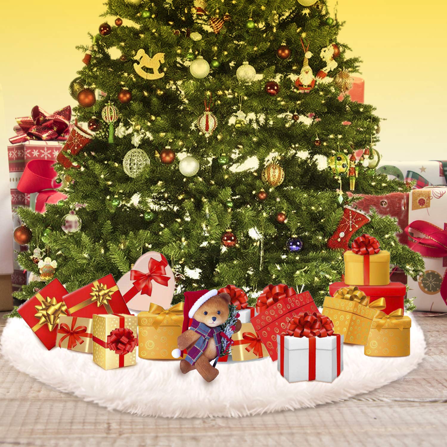 howaf-weihnachtsbaumrock-wei-78-cm-schneeflocke-pl-sch-rund image 6
