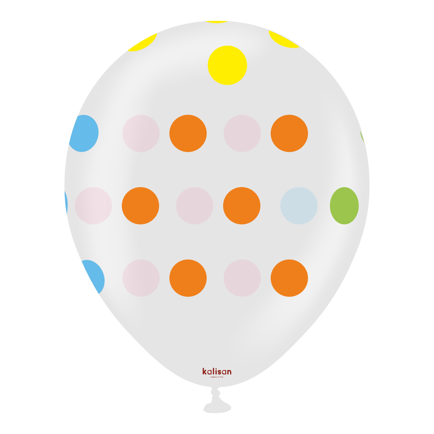 kalisan-party-polka-dots-luftballons-12-zoll-25-st-ck-transparent image 3