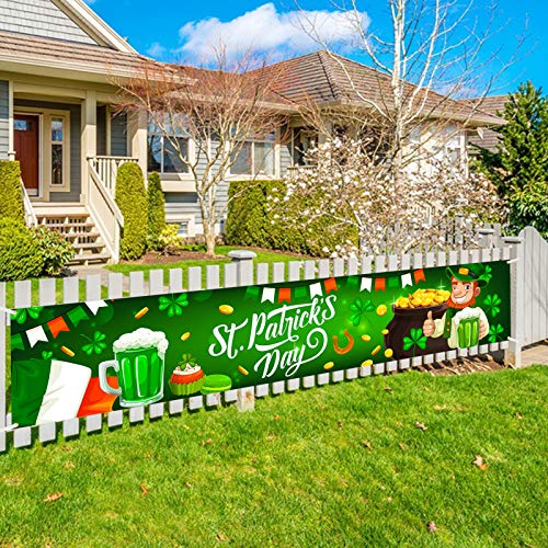 howaf-st-patricks-day-banner-stoff-210x40cm-kleeblatt-gr-n image 8