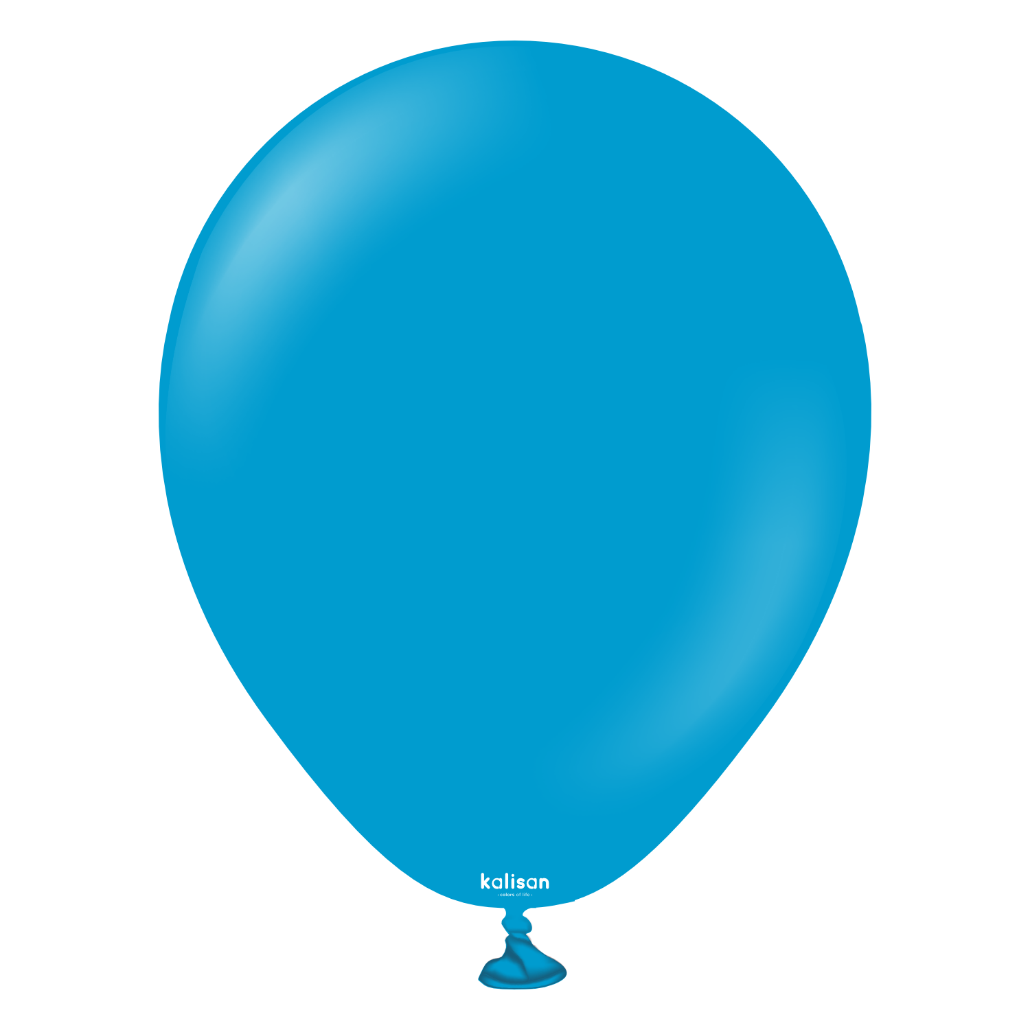 kalisan-standard-colors-caribbean-blue-luftballons-25-st-ck image 2