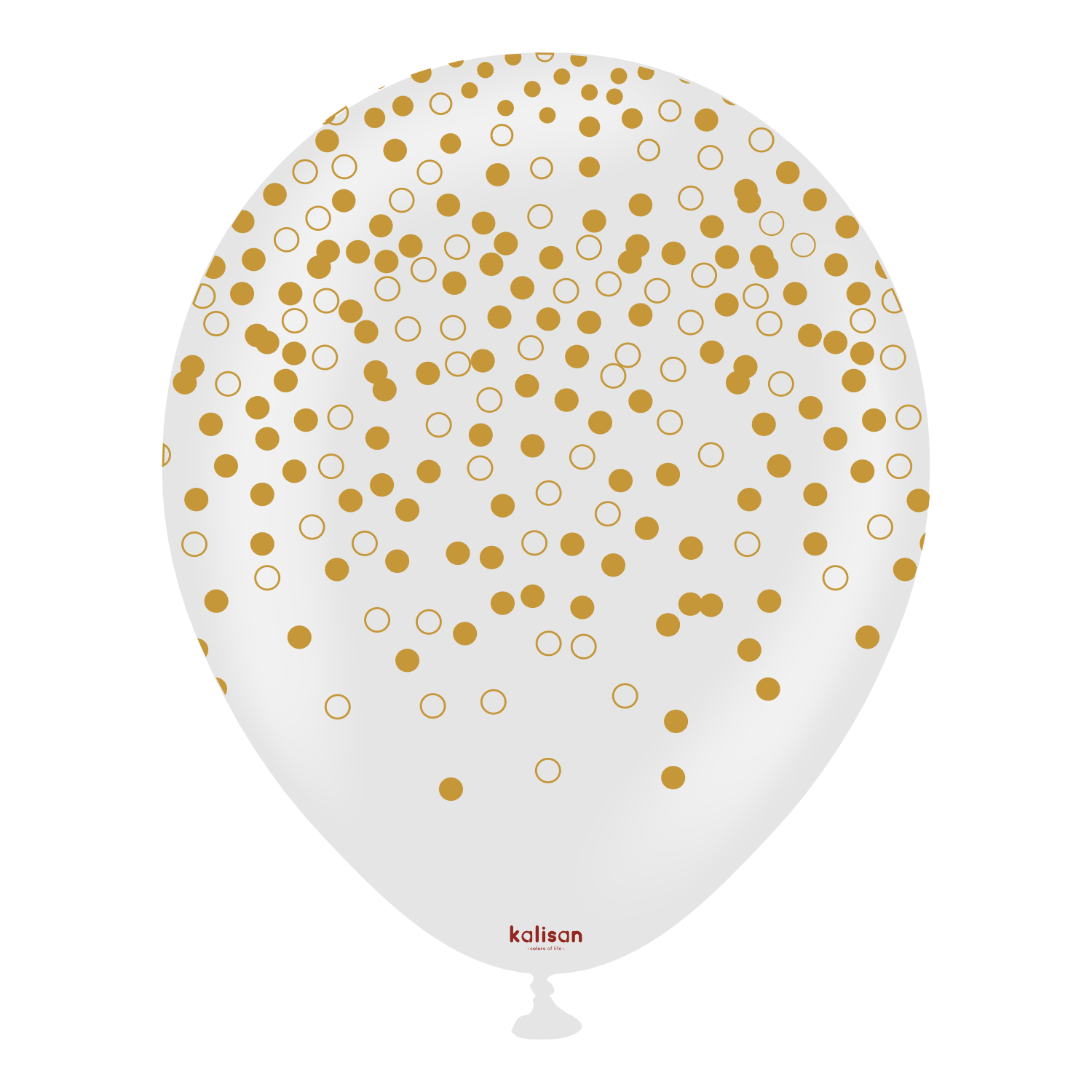 kalisan-party-theme-confetti-gold-luftballon-transparent-6-st-ck image 2