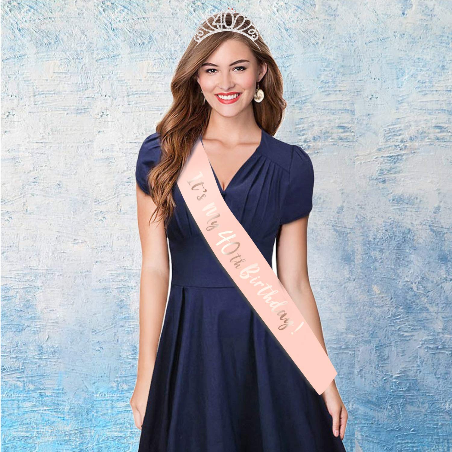 howaf-it-s-my-40th-birthday-sch-rpe-und-tiara-rosegold-set image 6
