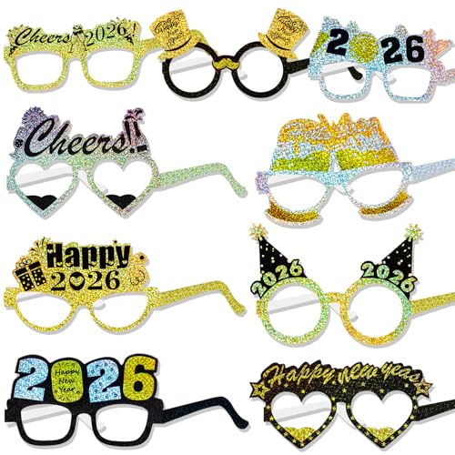 howaf-happy-new-year-papierbrille-18er-set-silvesterbrille-2026 image 8