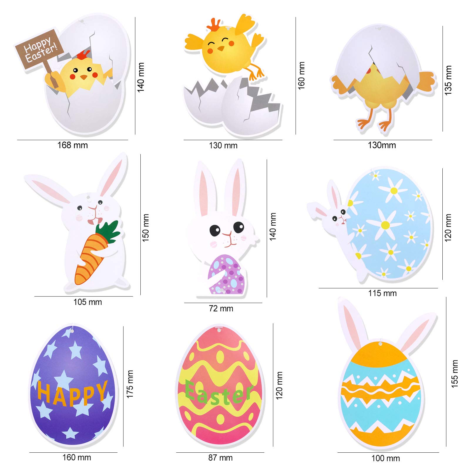 howaf-ostern-h-ngedeko-spiral-girlande-30er-set-bunt image 2