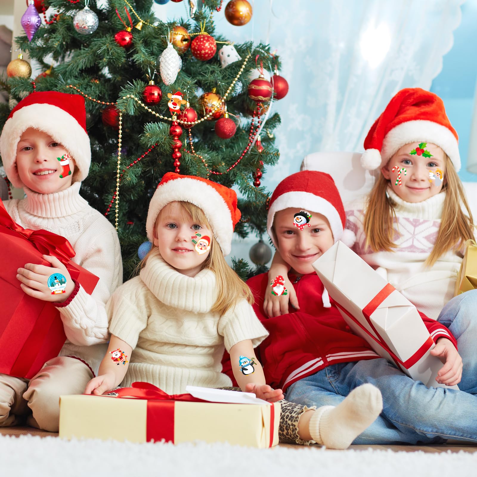 howaf-weihnachtstattoos-kinder-96-blatt-kindertattoos-weihnachtsmotive image 5