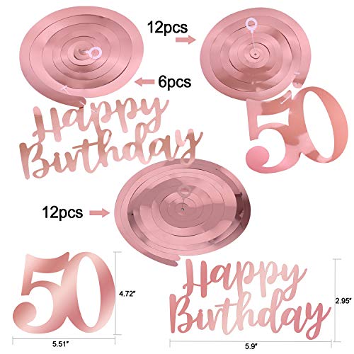 howaf-50-geburtstag-deko-ros-gold-h-ngewirbel-konfetti-50tlg image 8