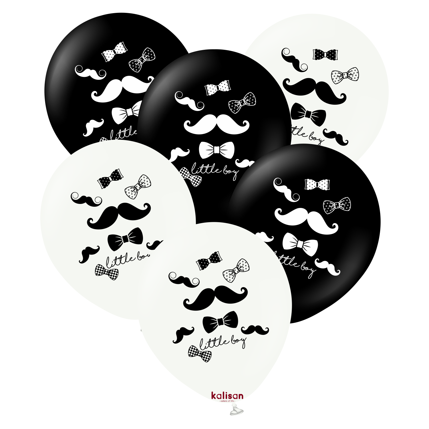 kalisan-birthday-theme-little-boy-luftballons-12-zoll-25-st-ck image 1