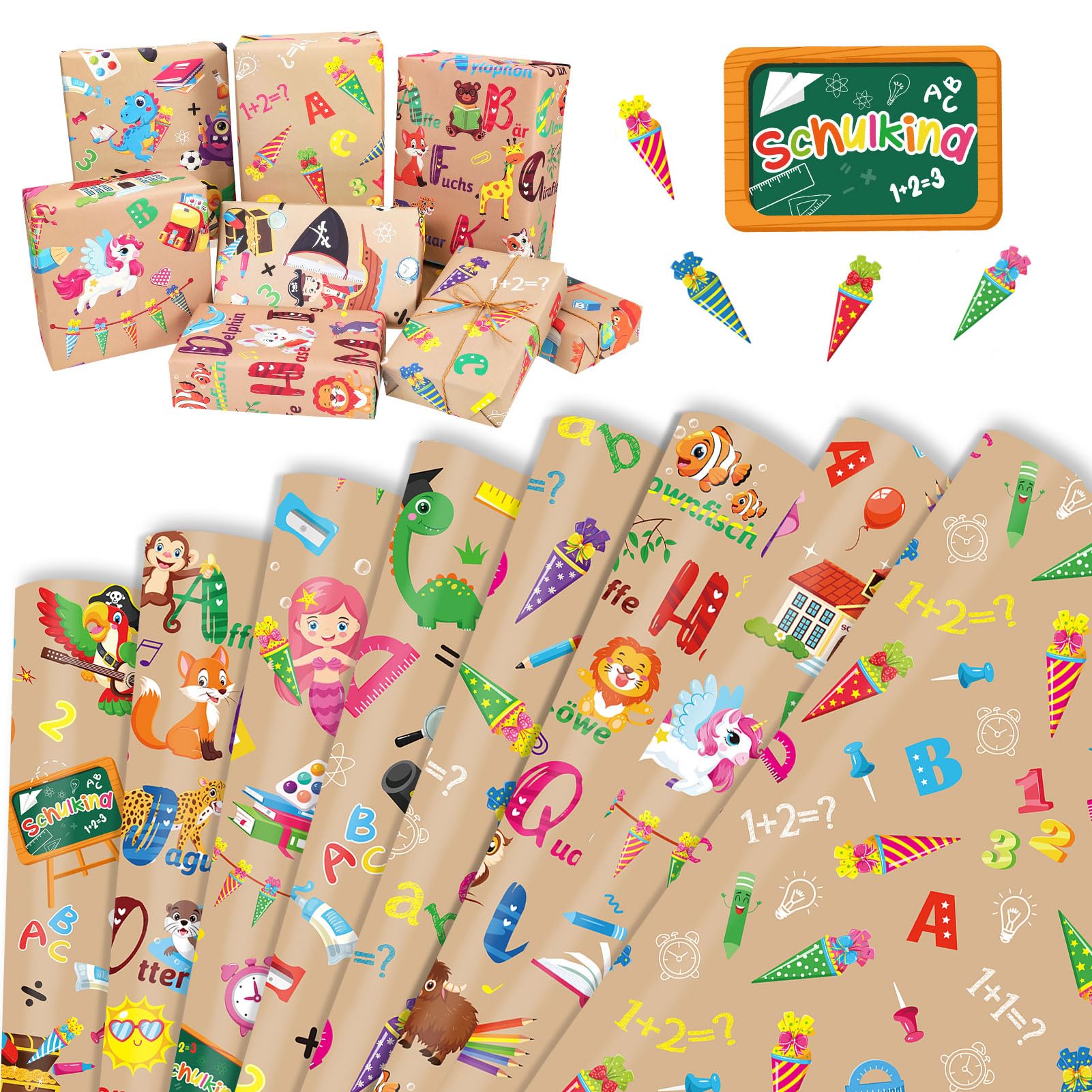 howaf-geschenkpapier-einschulung-mehrfarbig-8-b-gen-schulkind image 8