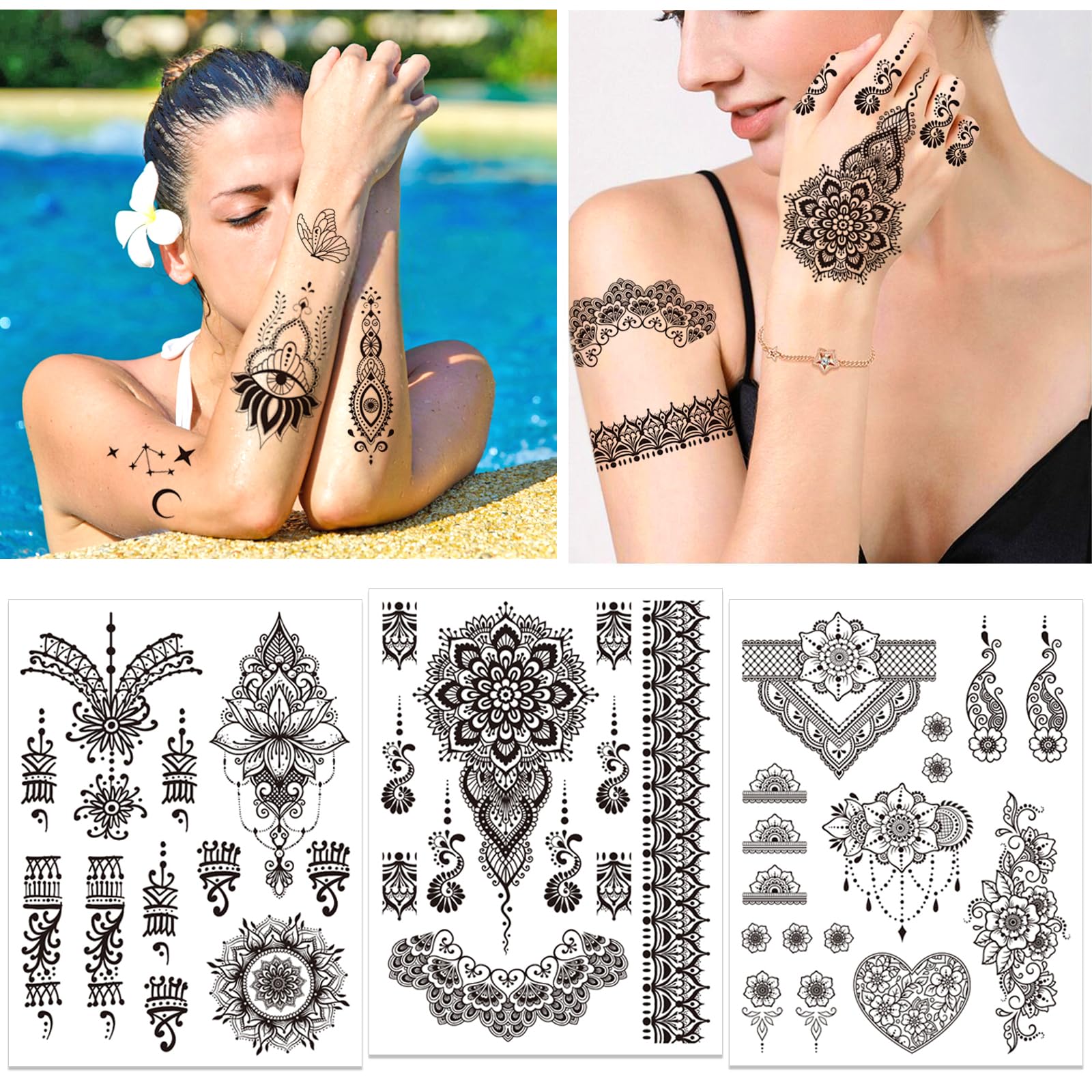 howaf-henna-tattoos-schwarz-tempor-r-11-bl-tter-mandala-set image 4