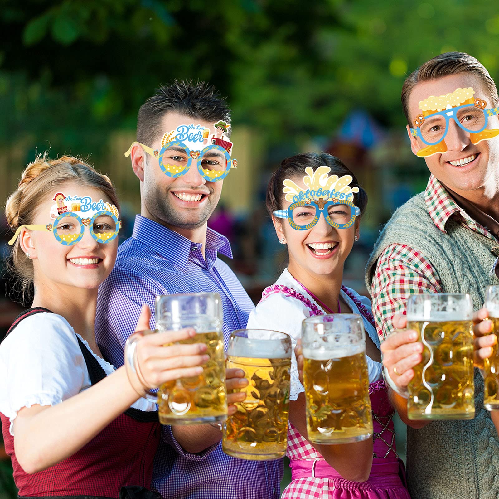 howaf-photo-booth-props-oktoberfest-partybrille-26-st-ck-papier image 5