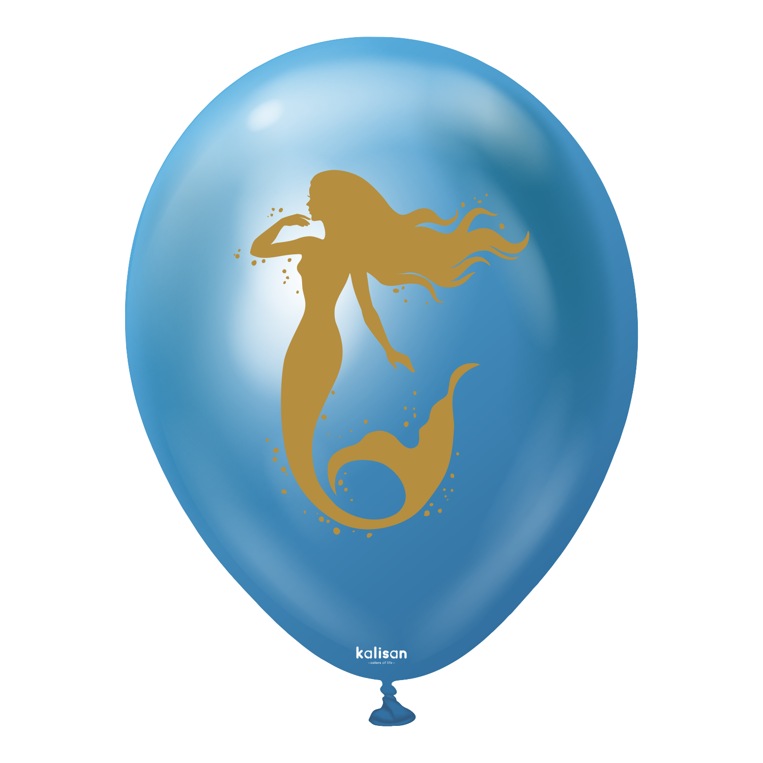 kalisan-animals-mermaid-mirror-luftballons-12-zoll-25-st-ck image 2