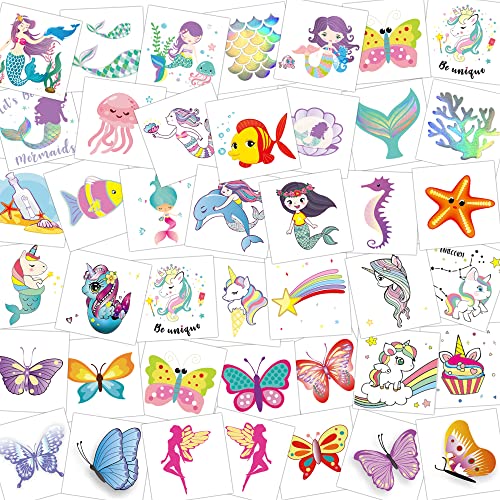 howaf-glitzer-tattoos-kinder-einhorn-80-st-ck image 7