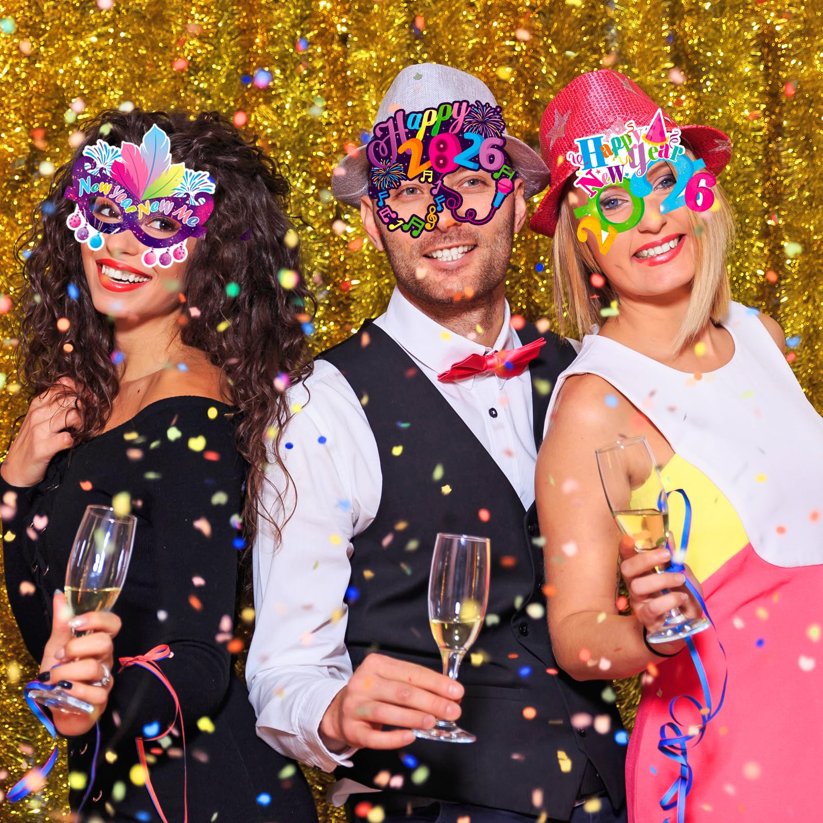 howaf-silvester-brille-2026-24-st-ck-papier-party image 5