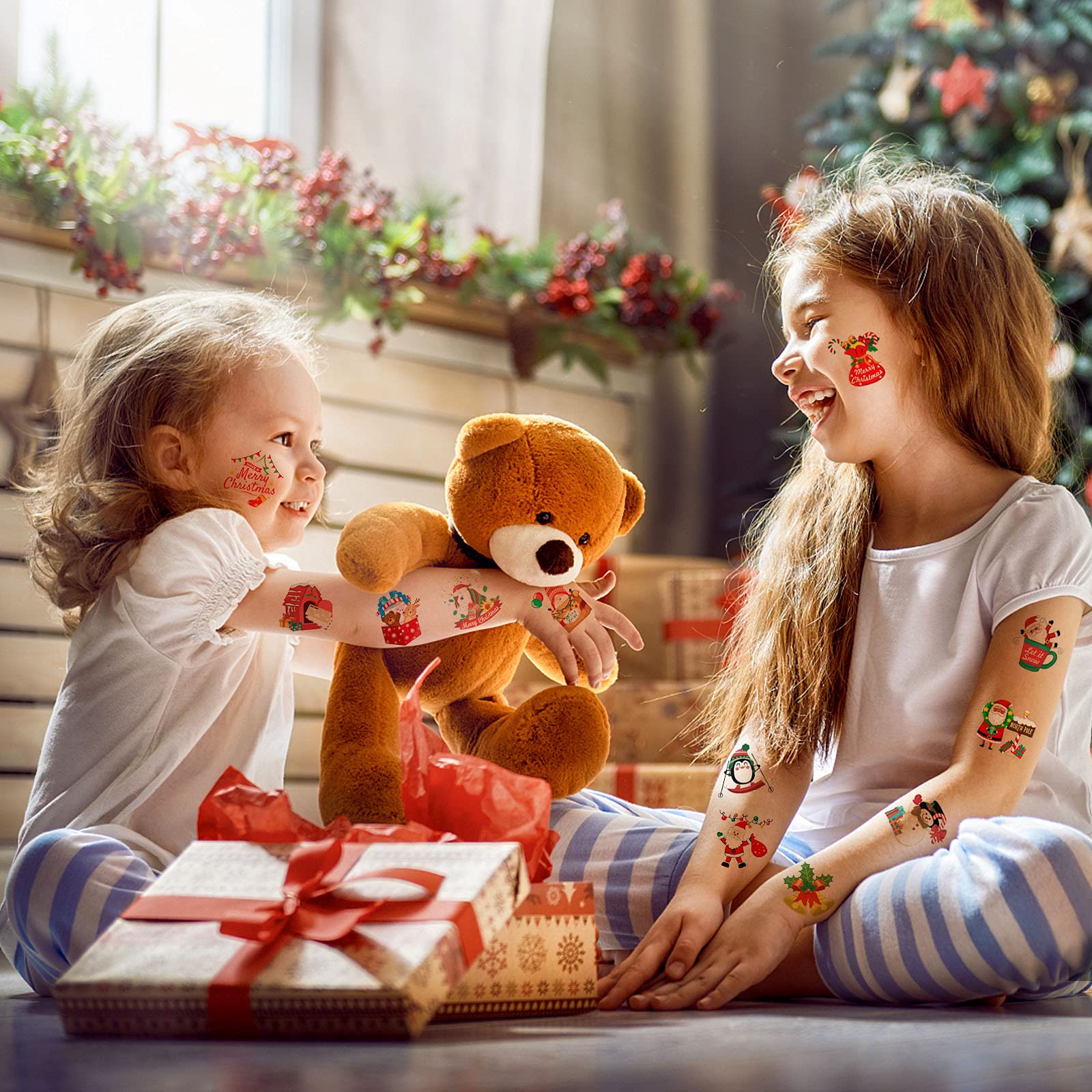 howaf-weihnachts-tattoos-96-st-ck-tempor-re-leucht-tattoos image 6