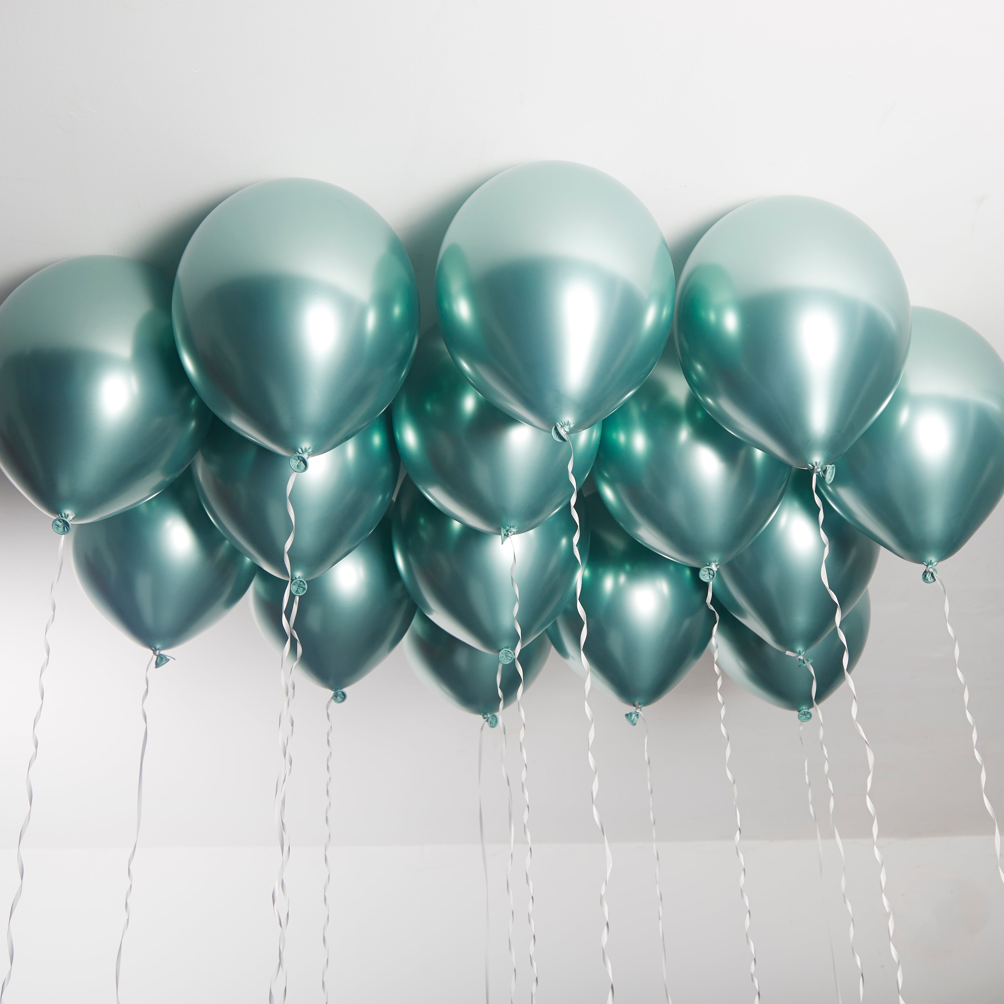 green-paw-glossy-balloons-luftballons-gr-n-25-st-ck-helium image 3