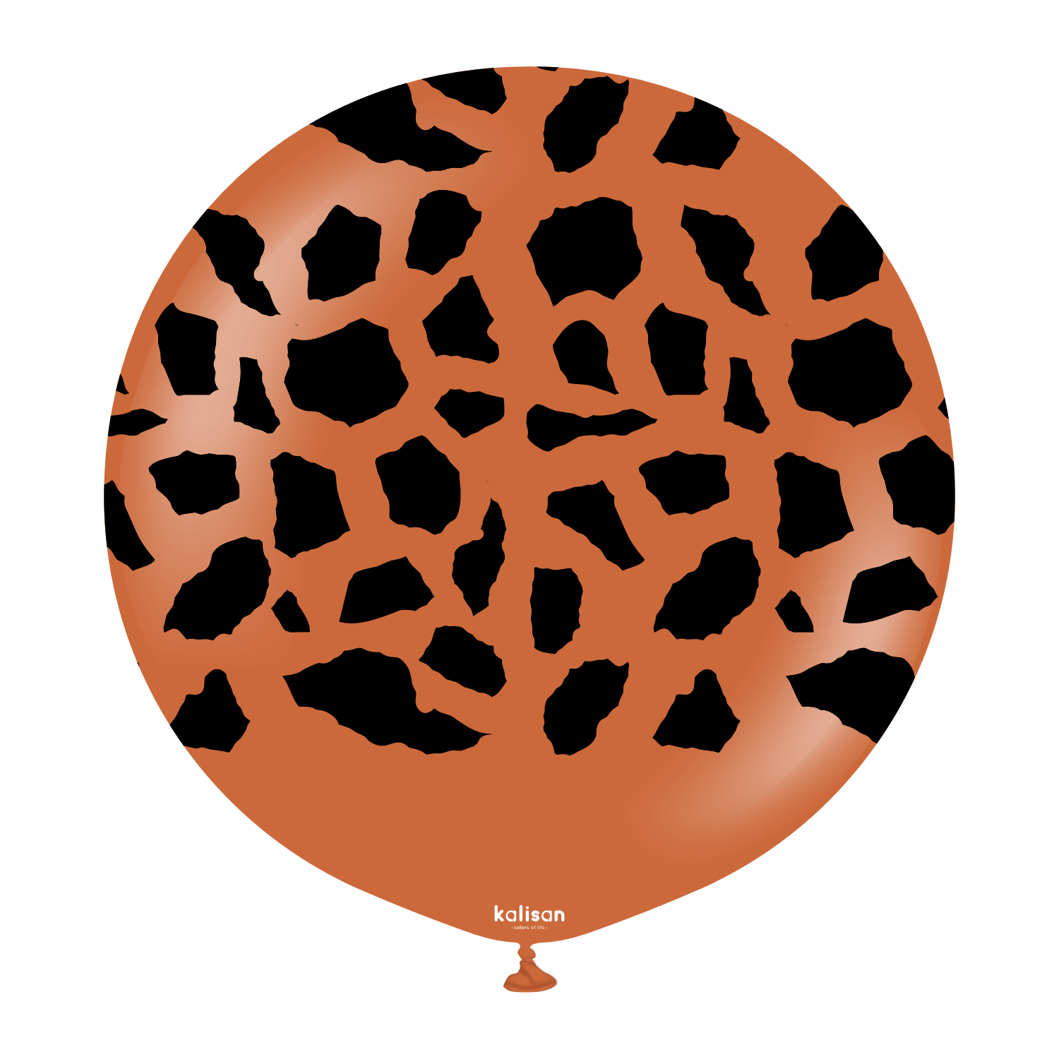 kalisan-safari-theme-giraffe-rust-orange-luftballons-25-st-ck-12-zoll image 2