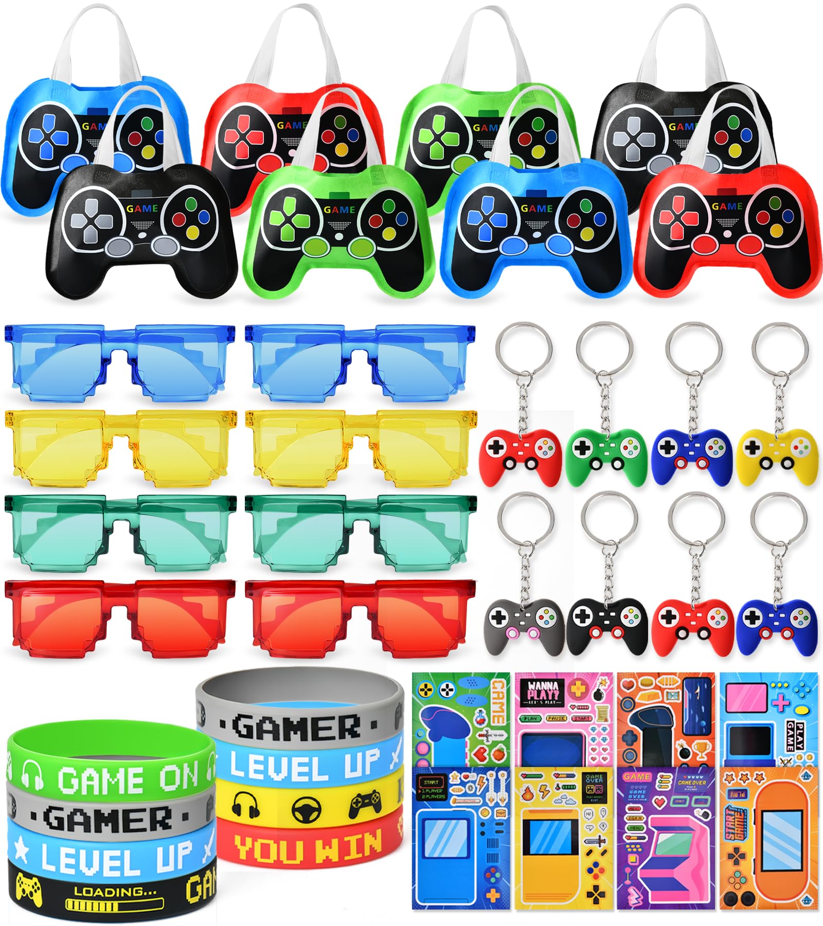 tacobear-videospiel-mitgebsel-40-teilig-gamer-party-8-kinder image 1