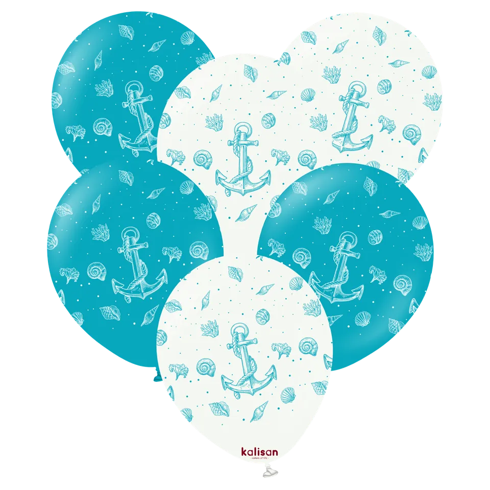 kalisan-birthday-marine-luftballons-12-25-st-ck-t-rkis image 1