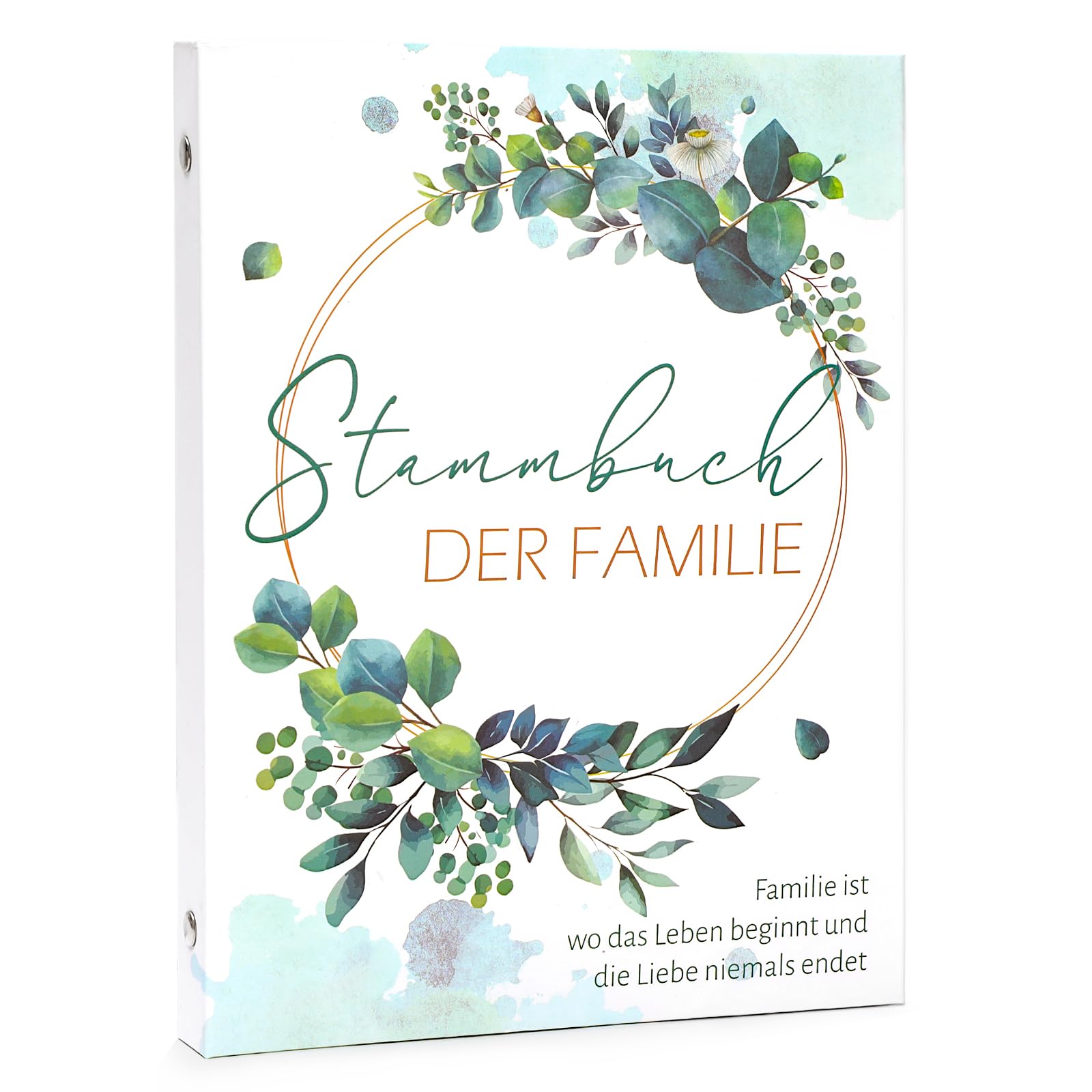 howaf-stammbuch-hochzeit-a5-greenery-eukalyptus-hardcover image 1
